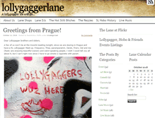 Tablet Screenshot of lollygaggerlane.com